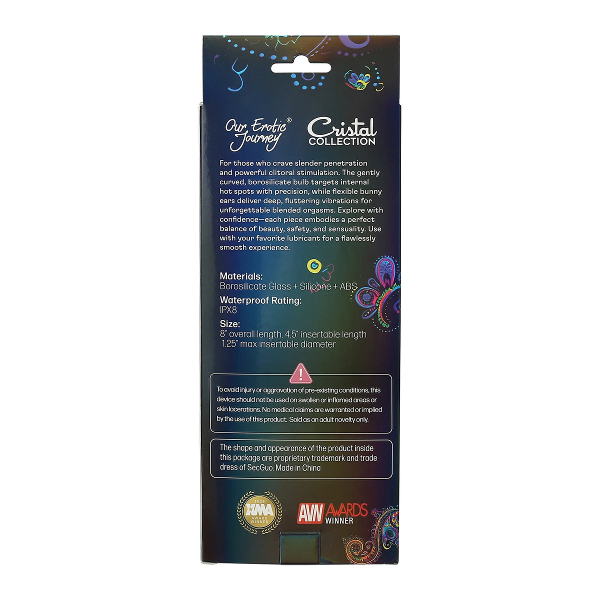 Heavenly Tickler ~Eco-Friendly Glass Vibrator