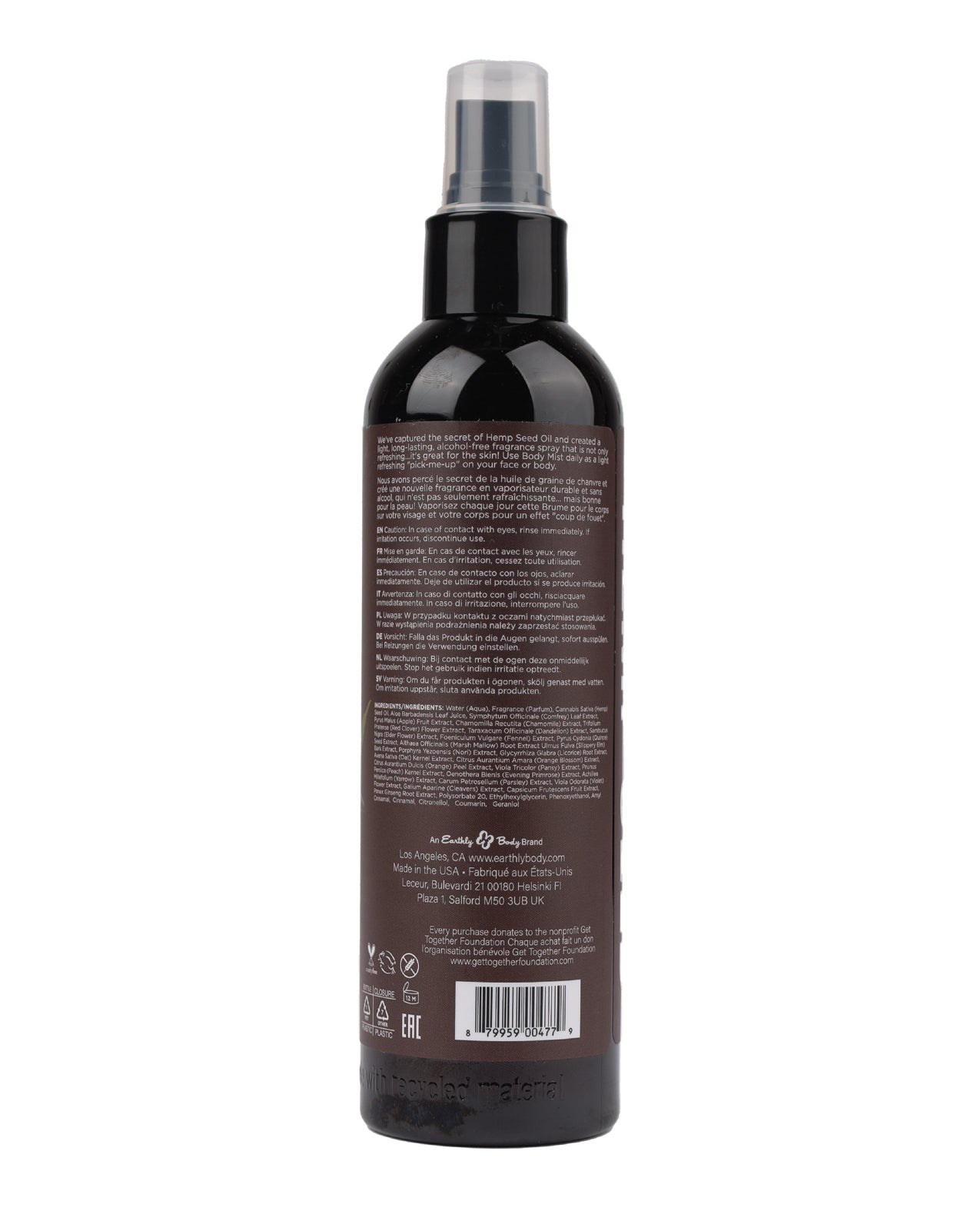 Earthly Body Moisturizing Oil Spray