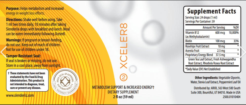 SKINNY DROPS Slenderiix™ & Xceler8™