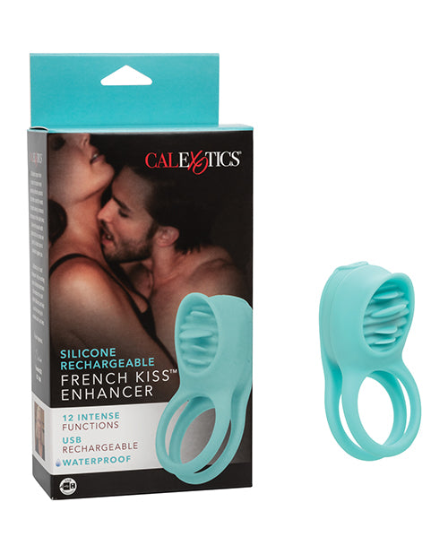 Couple's Silicone Rechargeable French Kiss C Ring