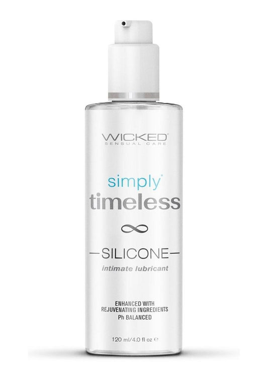 Wicked Simply Timeless Silicone Personal Lubricant 4oz.