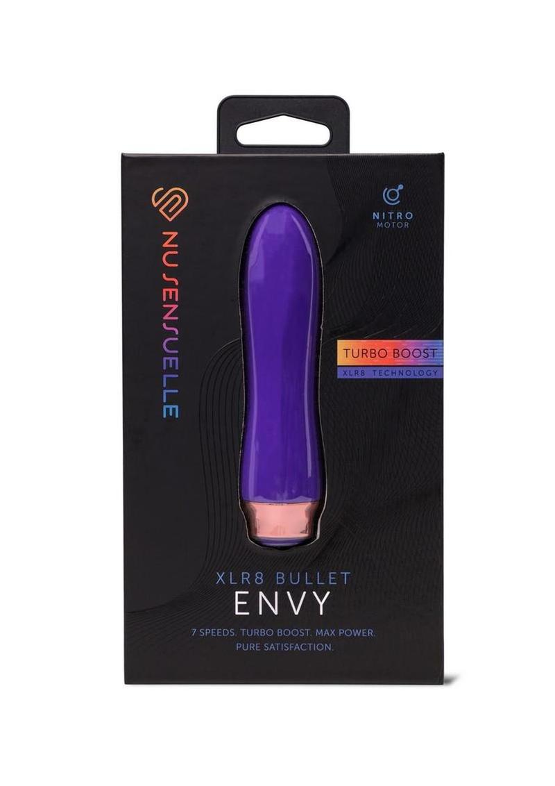 Envy ~ XLR8 Rechargeable Silicone Bullet with Nitro Motor
