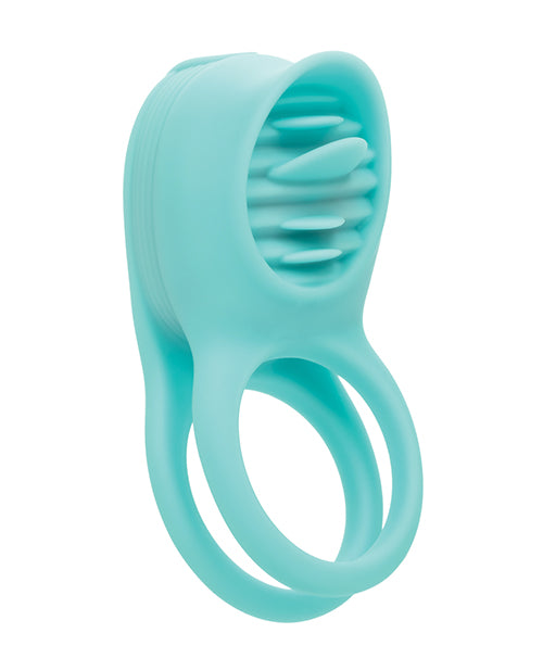Couple's Silicone Rechargeable French Kiss C Ring
