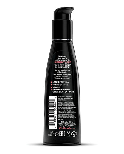 Wicked Aqua ~ Water Based Lubricant 4oz